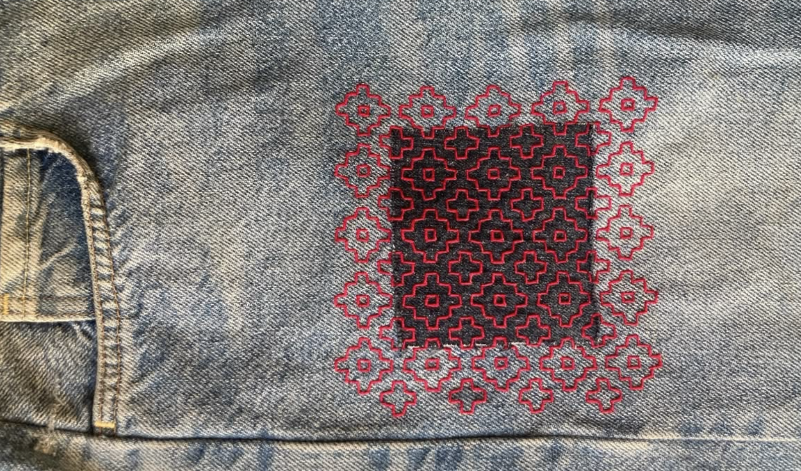 Sashiko-Inspired Stitching [workshop]